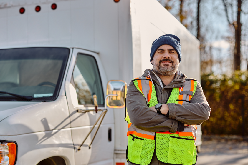 smiling-truck-driver-with-arms-crossed-on-parking-2023-11-27-04-56-27-utc 1