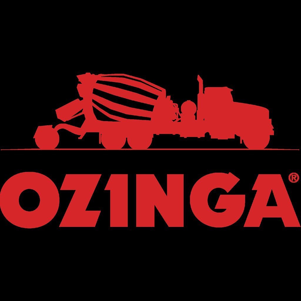 Ozinga Bros logo with concrete truck