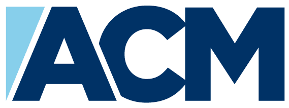 ACM logo representing the Association for Computing Machinery technology community.